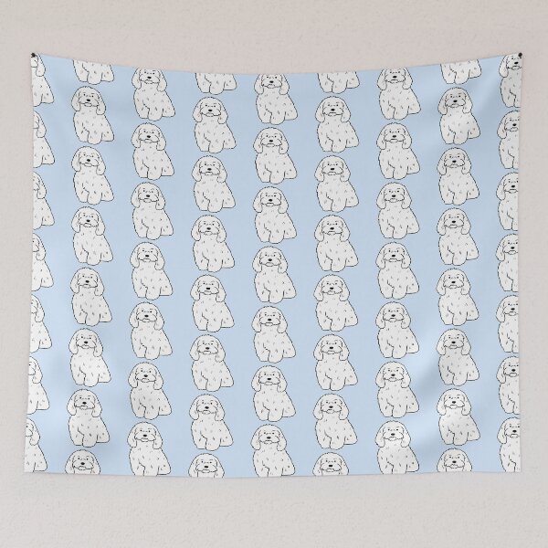 Item preview, Cotons de tulear cute dog illustration  designed and sold by Yarafantasyart.