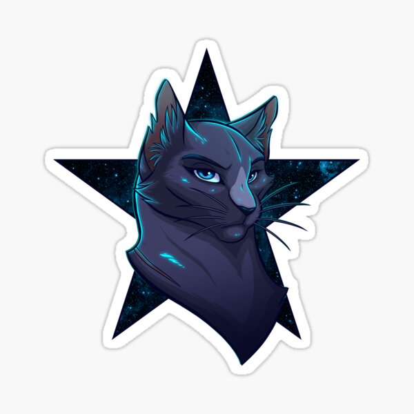 Bluestar Warrior Cats Sticker for Sale by PureSpiritFlowr