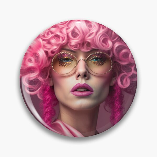 Item preview, Sexy editorial woman with pink hair designed and sold by Dilerte.