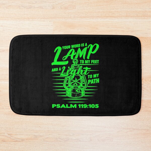Item preview, Psalm 119:105 Your Word Is A Lamp To My Feet And A Light To My Path designed and sold by plushism.