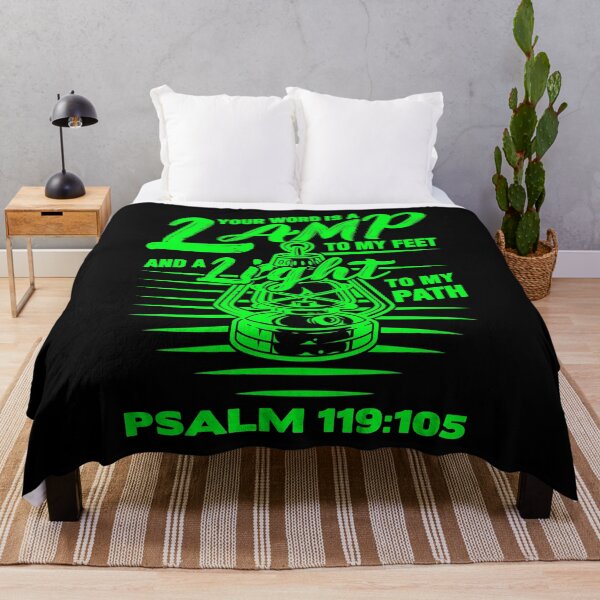 Item preview, Psalm 119:105 Your Word Is A Lamp To My Feet And A Light To My Path designed and sold by plushism.