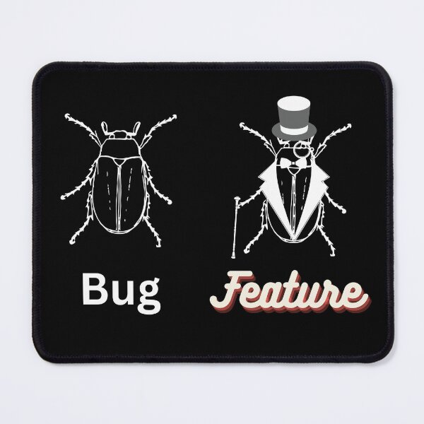 Item preview, It's not a bug it's a feature designed and sold by traum-shirts.