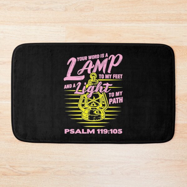 Item preview, Psalm 119:105 Your Word Is A Lamp To My Feet And A Light To My Path designed and sold by plushism.