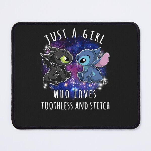 Item preview, Awesome Just A Girl Who Loves Toothless And Stitch T-Shirt, Sweater, Tank Top, Long Sleeve, Sweatshirt, designed and sold by millieluciazvp7.