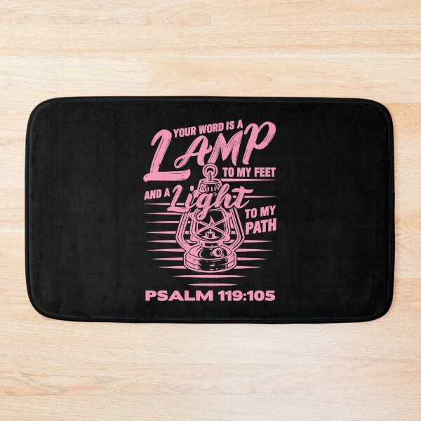 Item preview, Psalm 119:105 Your Word Is A Lamp To My Feet And A Light To My Path designed and sold by plushism.