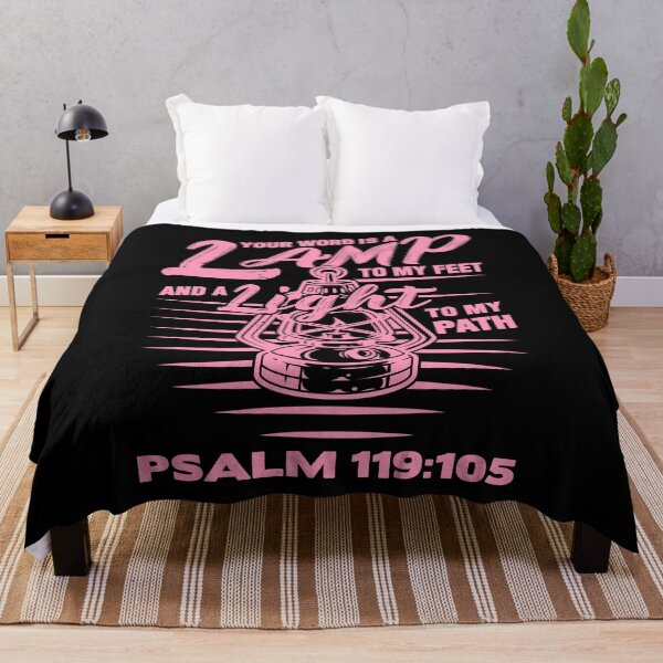 Item preview, Psalm 119:105 Your Word Is A Lamp To My Feet And A Light To My Path designed and sold by plushism.
