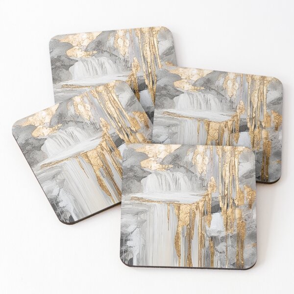 Item preview, Abstract landscape - creamy and textured 3 designed and sold by Art by Lilia.