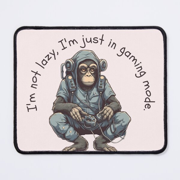 Item preview, I'm not lazy, I'm just in gaming mode | Funny Gaming Pun designed and sold by Funlandia.