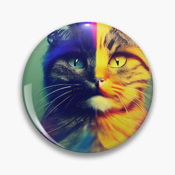 Item preview, Blinky, the clever colorful rainbow cat designed and sold by Pixelboys.