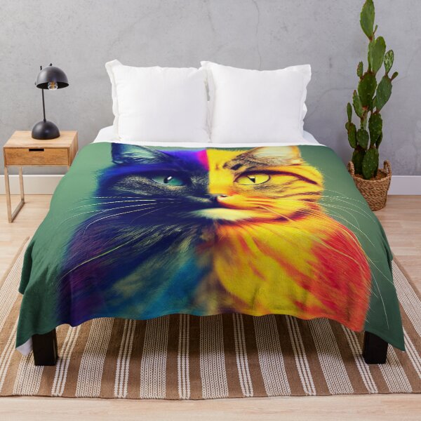 Item preview, Blinky, the clever colorful rainbow cat designed and sold by Pixelboys.