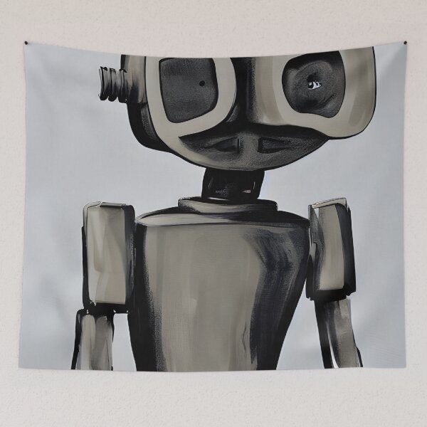 Item preview, Robot in the style of famous art. designed and sold by CRAFTER-MEDIA.