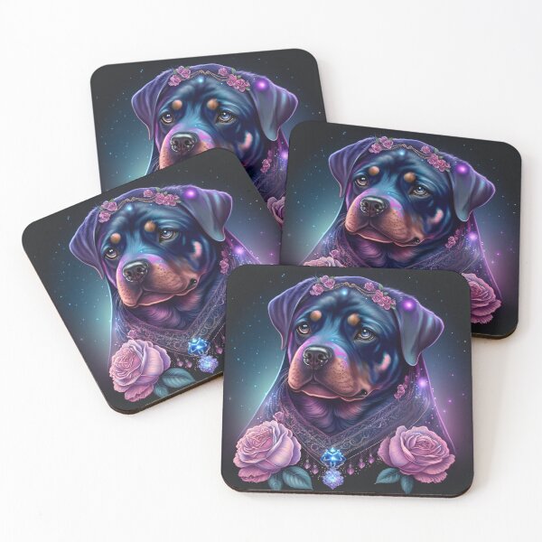 Item preview, Rosy Rottweiler designed and sold by Nocturne  Paws.