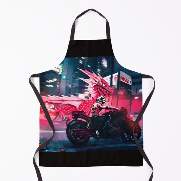 Item preview, Red dragon motorcyclist designed and sold by MarcoSc11.