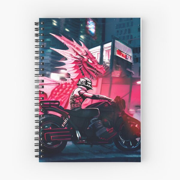 Item preview, Red dragon motorcyclist designed and sold by MarcoSc11.