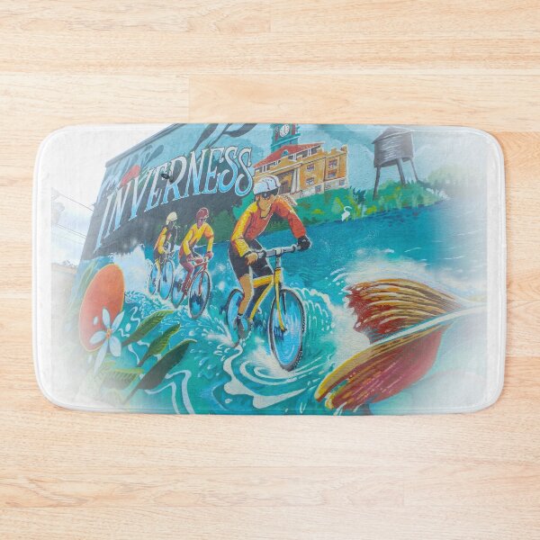 Item preview, Downtown Inverness Mural designed and sold by designingjudy.