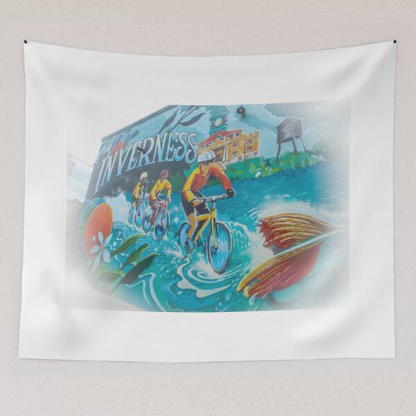 Item preview, Downtown Inverness Mural designed and sold by designingjudy.