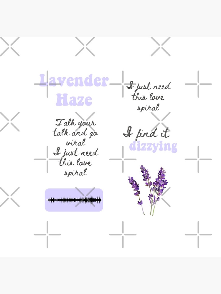 Lavender Haze Sticker Pack - Taylor Swift Midnights Art Board Print for  Sale by bombalurina