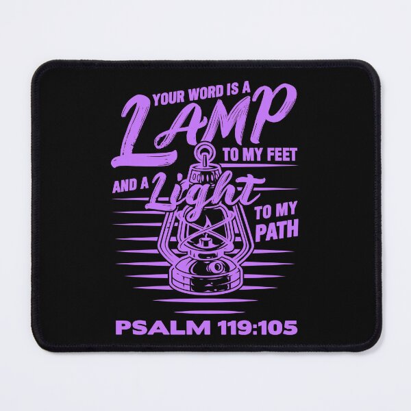 Item preview, Psalm 119:105 Your Word Is A Lamp To My Feet And A Light To My Path designed and sold by plushism.
