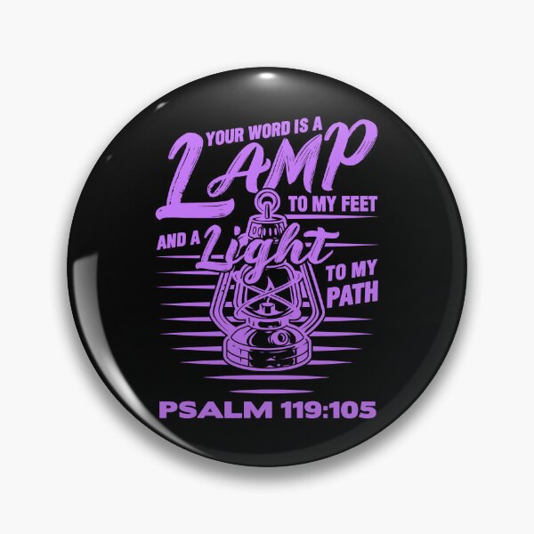 Item preview, Psalm 119:105 Your Word Is A Lamp To My Feet And A Light To My Path designed and sold by plushism.