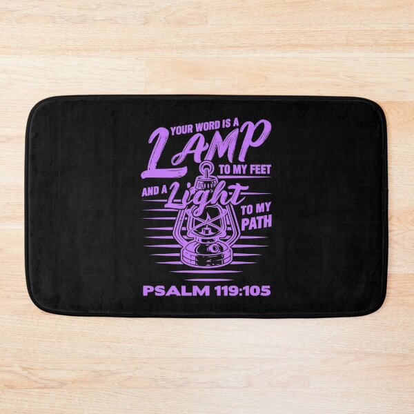 Item preview, Psalm 119:105 Your Word Is A Lamp To My Feet And A Light To My Path designed and sold by plushism.