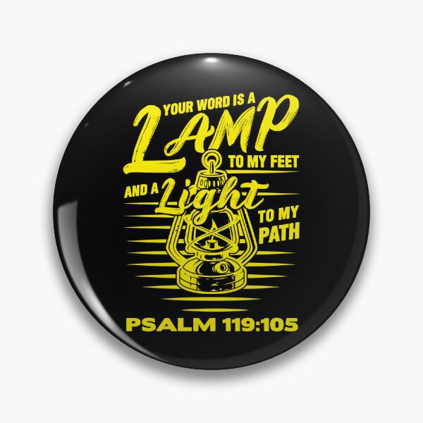 Item preview, Psalm 119:105 Your Word Is A Lamp To My Feet And A Light To My Path designed and sold by plushism.