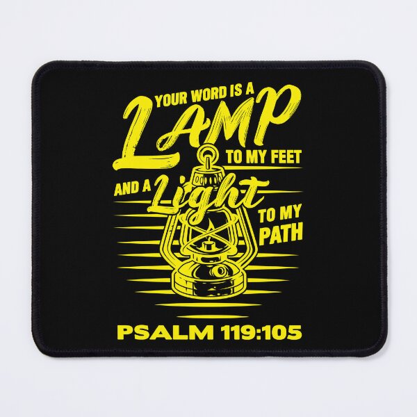 Item preview, Psalm 119:105 Your Word Is A Lamp To My Feet And A Light To My Path designed and sold by plushism.