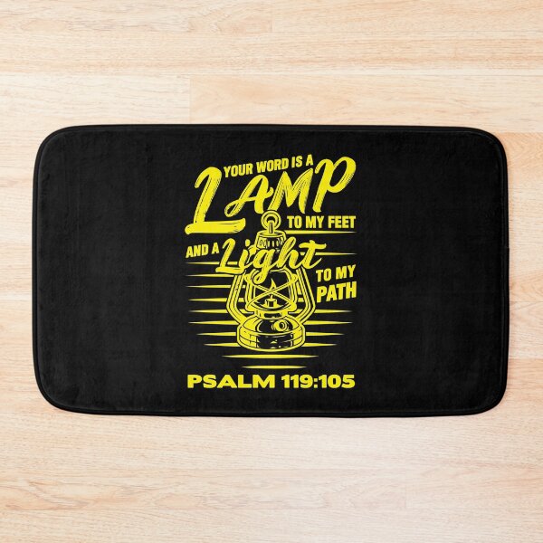 Item preview, Psalm 119:105 Your Word Is A Lamp To My Feet And A Light To My Path designed and sold by plushism.