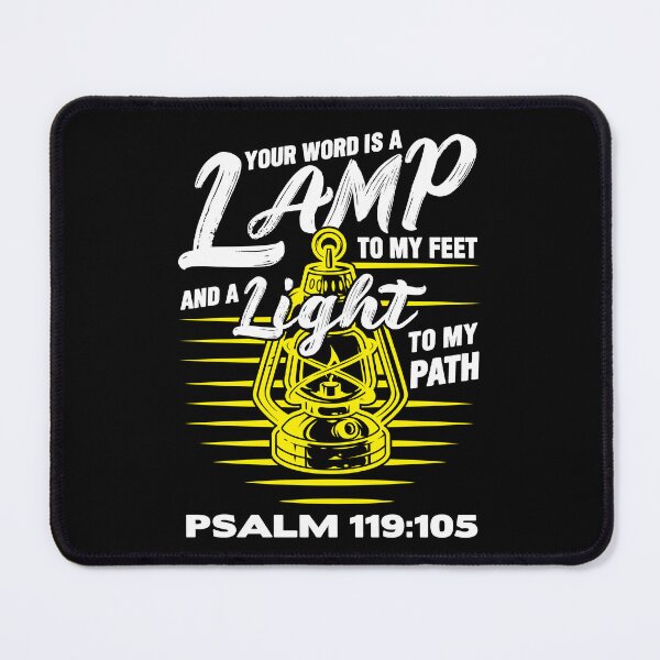 Item preview, Psalm 119:105 Your Word Is A Lamp To My Feet And A Light To My Path designed and sold by plushism.