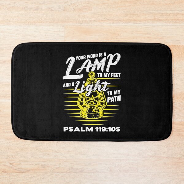 Item preview, Psalm 119:105 Your Word Is A Lamp To My Feet And A Light To My Path designed and sold by plushism.