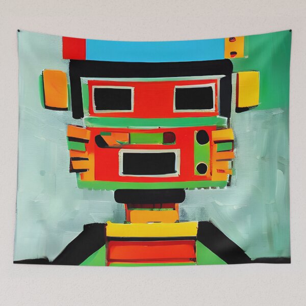 Item preview, Robot in the style of famous art. designed and sold by CRAFTER-MEDIA.