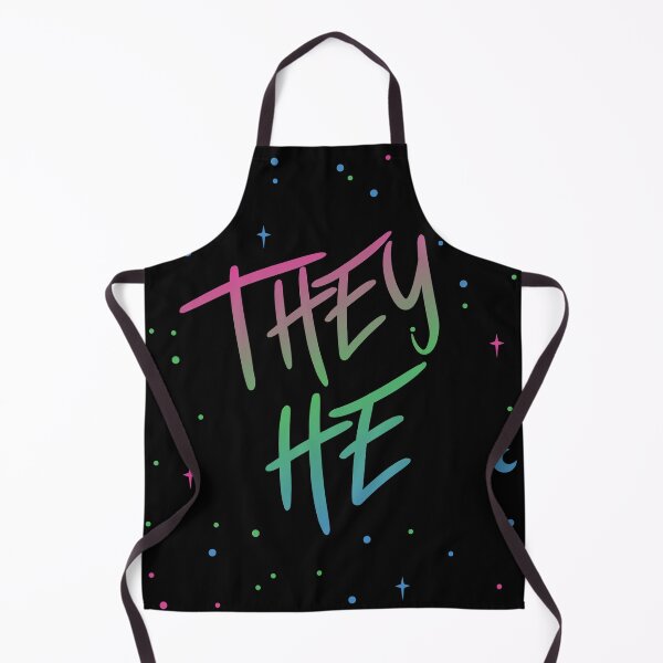 Item preview, Poly Flag Stars They/He Pronouns designed and sold by MoonMint.