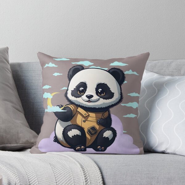 Item preview, cute baby panda playing in sky designed and sold by 9CreativeCorner.