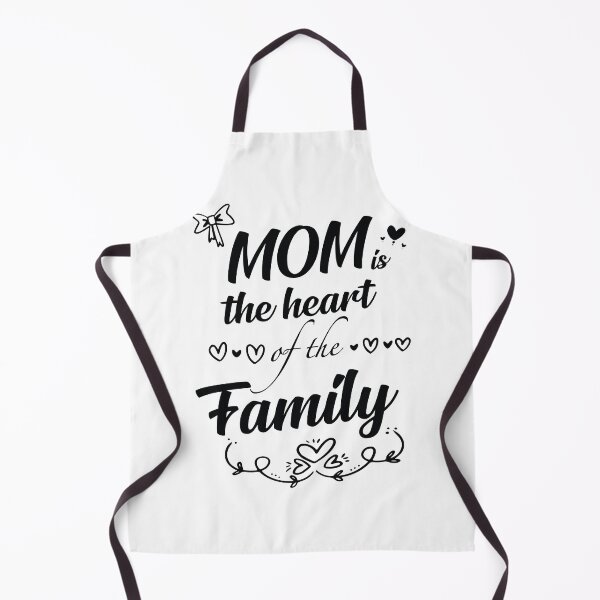 Item preview, Mom the heart of the family designed and sold by Merchinio ⭐⭐⭐⭐⭐.