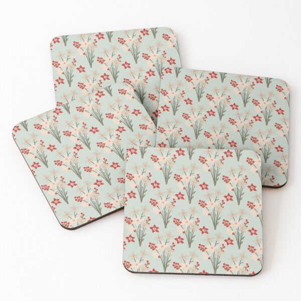 Item preview, Christmas Flowers Pattern | Festive Designs designed and sold by Illuztratesvg.