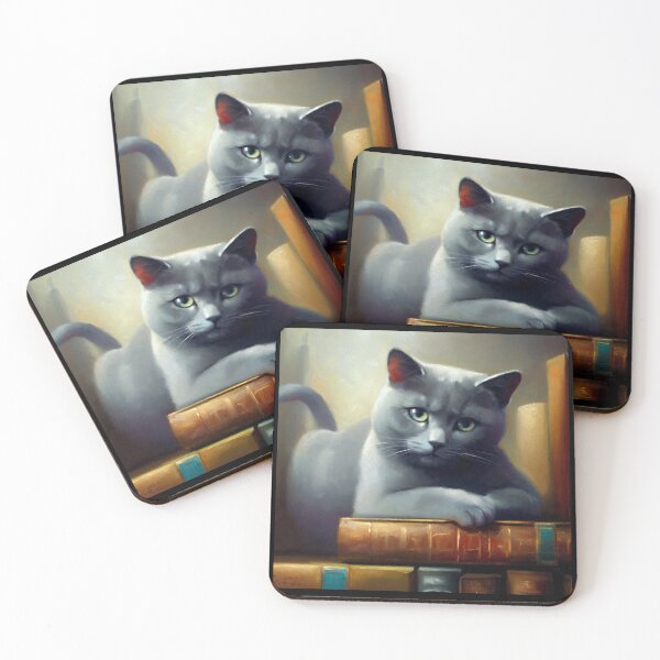 Item preview, Chartreux Cat  designed and sold by CrankyOldDude.