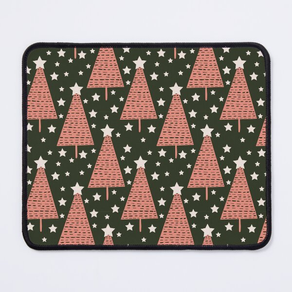 Item preview, Pink Christmas tree festive pattern | Festive Designs designed and sold by Illuztratesvg.