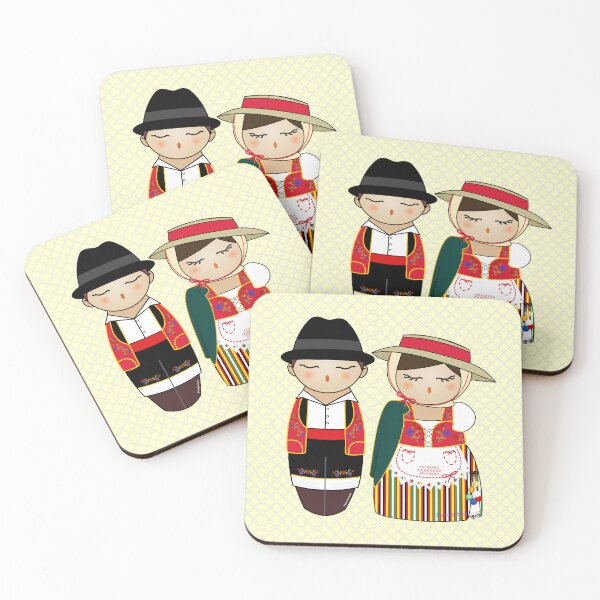 Item preview, Canarian Kokeshis designed and sold by Pendientera.