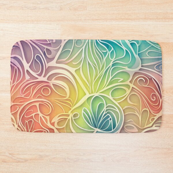 Item preview, Organic Kaleidoscope: A Luminous Journey Through Color and Form designed and sold by SML(Smiling Cool) PinkBubble.