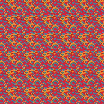 Artwork thumbnail, Bold Irregular Shapes Pattern by hellcom