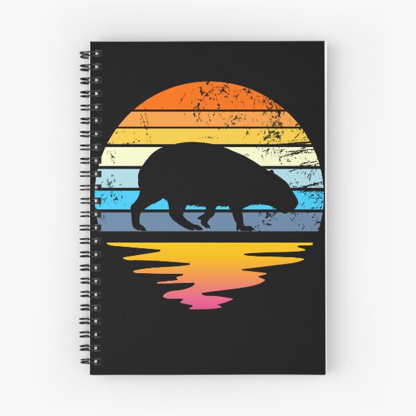Item preview, Capybara Retro Sunset Animal Lover Vintage Capybara Gear designed and sold by DynamicDesign.