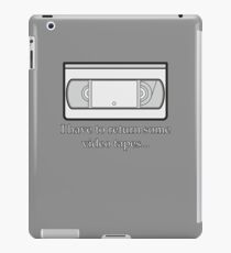 American Psycho Movie VHS Return Some Video Tapes iPad Case/Skin