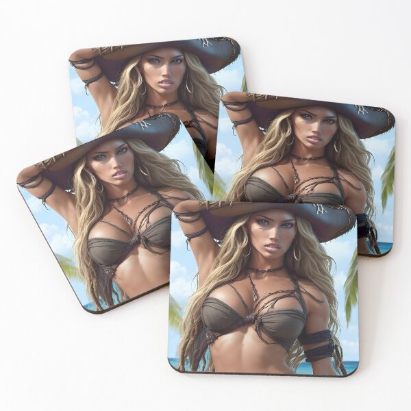 Item preview, Pirate Girl on the beach designed and sold by magikman65.