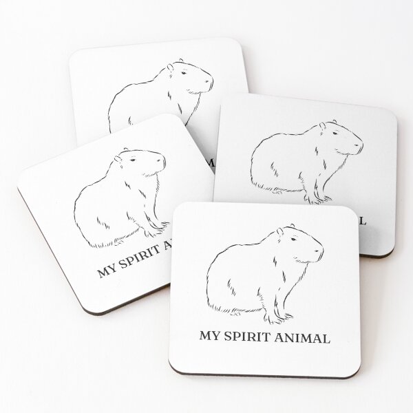 Item preview, Capybara Is My Spirit Animal designed and sold by Kwoss.