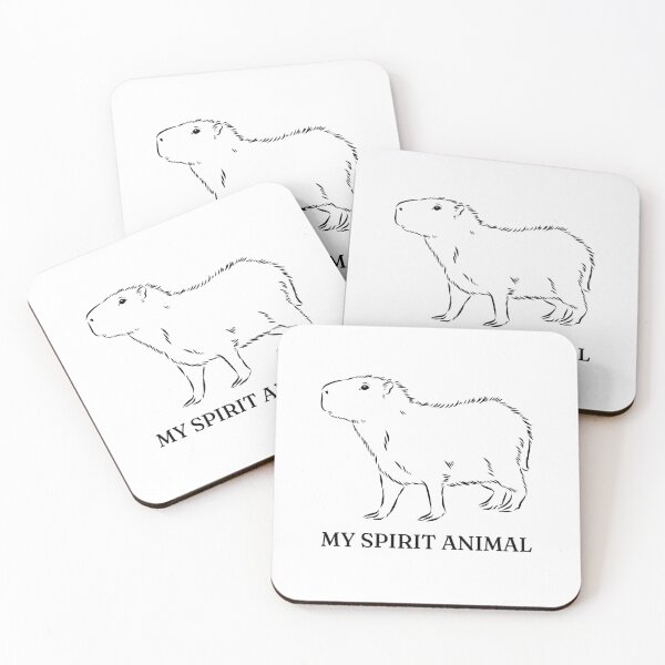 Item preview, Capybara Is My Spirit Animal designed and sold by Kwoss.