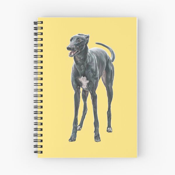 Item preview, Black Greyhound designed and sold by Elspeth Rose Design.