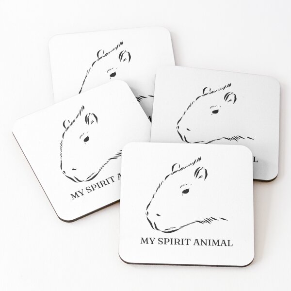 Item preview, Capybara Is My Spirit Animal designed and sold by Kwoss.