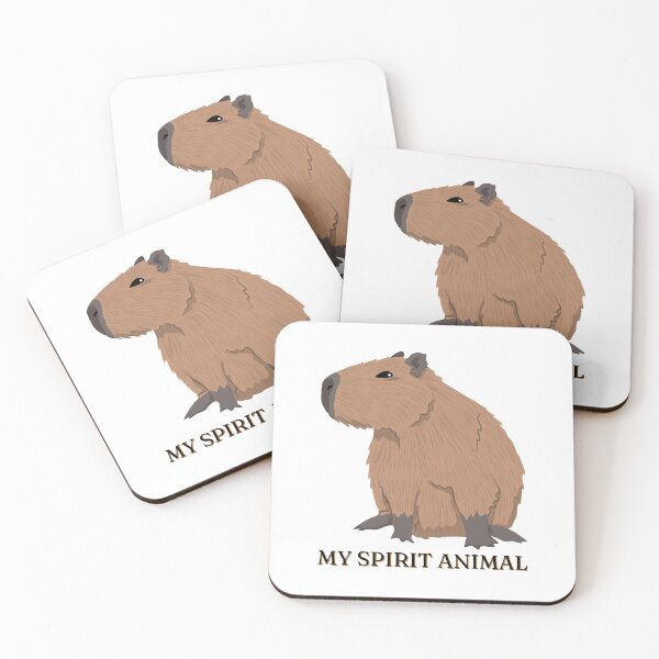 Item preview, Capybara Is My Spirit Animal designed and sold by Kwoss.