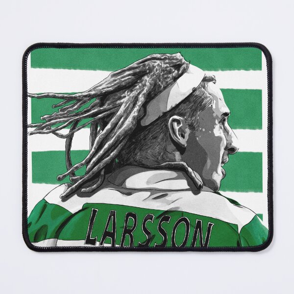 Item preview, Henrik Larsson - Celtic SPL Football Artwork designed and sold by barrymasterson.