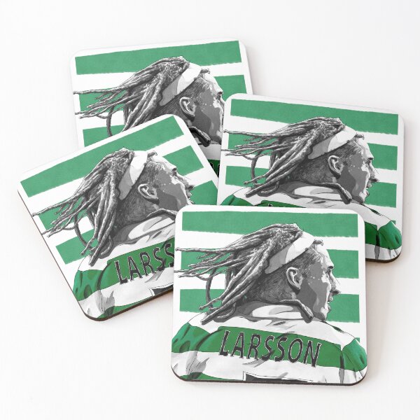 Item preview, Henrik Larsson - Celtic SPL Football Artwork designed and sold by barrymasterson.