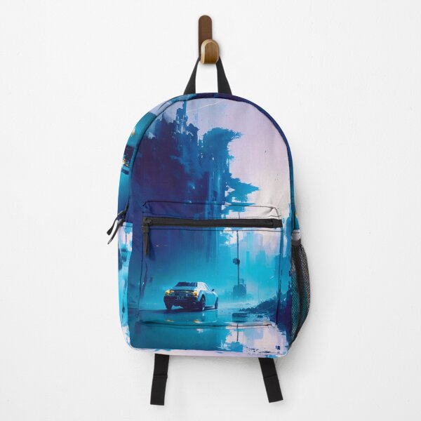 Item preview, Blue Abstract Urban Art by CallisC Arts designed and sold by CallisC-Arts.